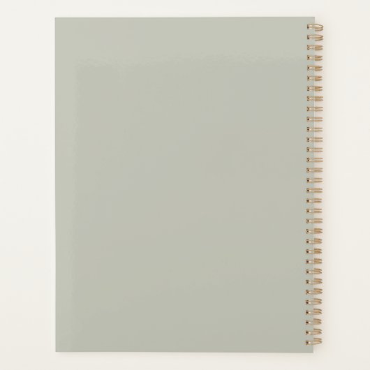 Colorful Vibrant Daisy Pattern Name 2026 Planner (Achterkant)