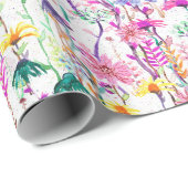 colorful vibrant garden cadeaupapier (Rol Hoek)