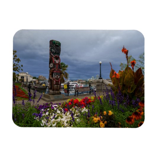 Colorful Victoria Harbor Magneet (Horizontaal)