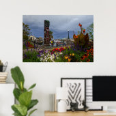 Colorful Victoria Harbor Poster (Thuiskantoor)