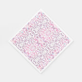 Colorful Victoriaans Muster Pattern Servet (Hoek)