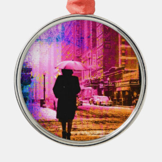 Colorful Vintage Kansas City Metalen Ornament