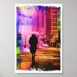 Colorful Vintage Kansas City Poster