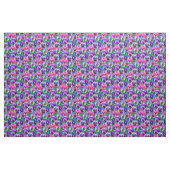 Colorful Violets Pansy Flowers Pattern Stof (Yard (91,4 cm))
