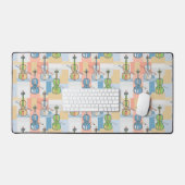 Colorful Violin Blocks Bureaumat (Keyboard & Muis)