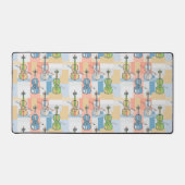 Colorful Violin Blocks Bureaumat (Voorkant)