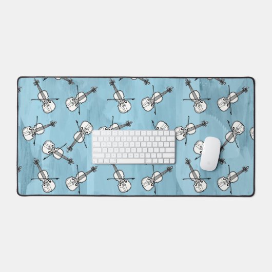 Colorful Violin Blocks Bureaumat (Keyboard & Muis)