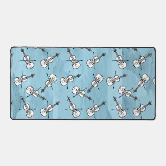 Colorful Violin Blocks Bureaumat (Voorkant)