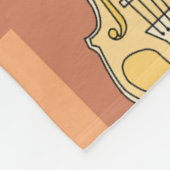 Colorful Violin Blocks Fleece Deken (Hoek)