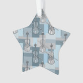 Colorful Violin Blocks Ornament (voorkant)