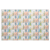 Colorful Violin Blocks Stof (Fat Quarter)