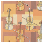 Colorful Violin Blocks Stof (Close Up)