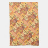 Colorful Violin Blocks Theedoek (Verticaal)