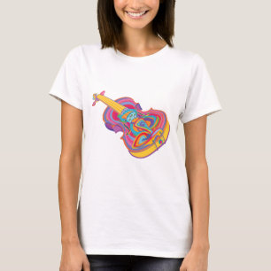 Colorful Violin T-shirt