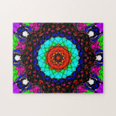 Colorful Visionary Mandala Legpuzzel (Horizontaal)