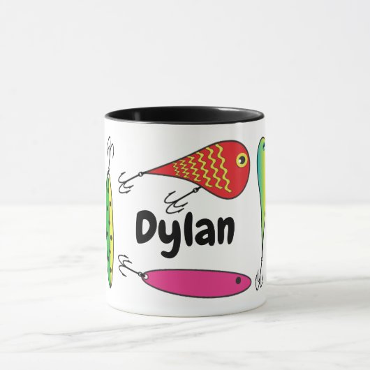 Colorful Vist Naam KoffieMok Mok (Midden)