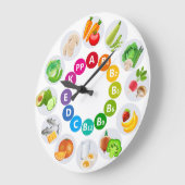 Colorful Vitamin Rich Foods Grote Klok (Hoek)