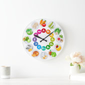 Colorful Vitamin Rich Foods Grote Klok (Huis)