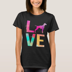 Colorful Vizsla Dog mam Gifts Vizsla T-shirt