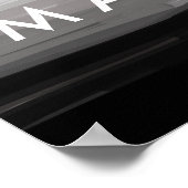 Colorful voegt jouw naam tekst afbeelding toe poster (Hoek)