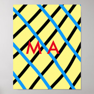 Colorful voegt jouw naam tekst afbeelding toe poster