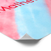 Colorful voegt jouw naam tekst afbeelding toe poster (Hoek)