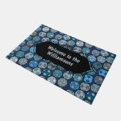 Colorful Voetbal Patroon Deurmat (Schuin)