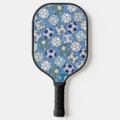Colorful Voetbal Patroon Pickleball Paddle (Achterkant)