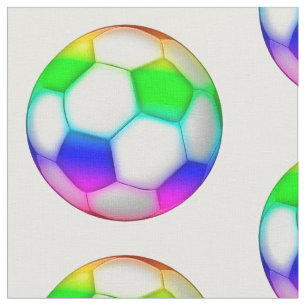 Colorful Voetballen Patroon Sport Gifts Stof