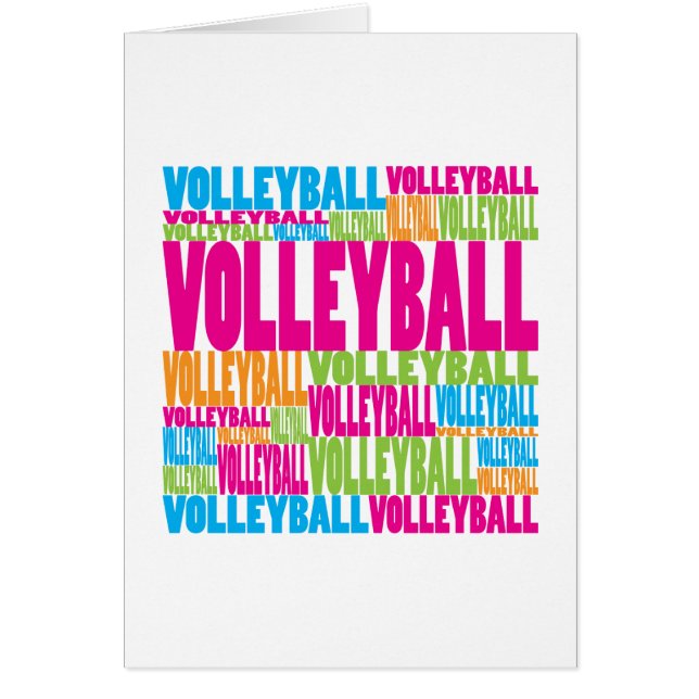 Colorful Volleyball (Voorkant)