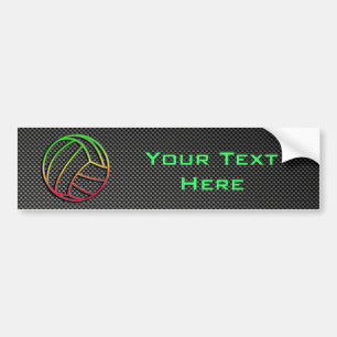 Colorful Volleyball Bumpersticker
