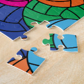 Colorful Volleyball Collage Legpuzzel (Zijkant)