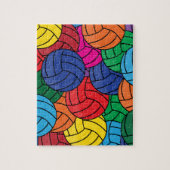 Colorful Volleyball Collage Legpuzzel (Verticaal)
