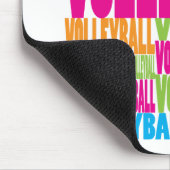 Colorful Volleyball Muismat (Hoek)