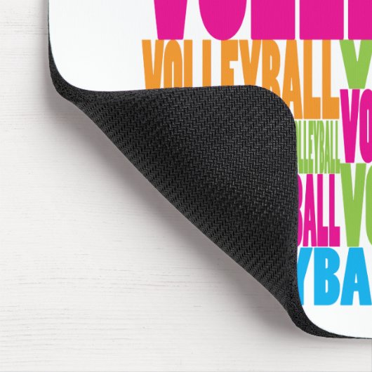 Colorful Volleyball Muismat (Hoek)