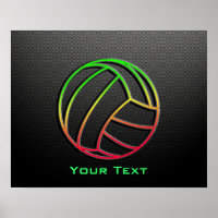 Colorful Volleyball