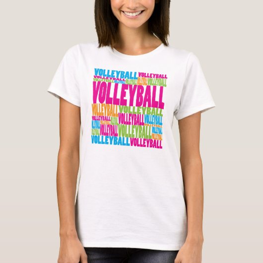 Colorful Volleyball T-shirt (Voorkant)