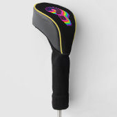 Colorful Vraag Mark? Golfheadcover (Schuin)