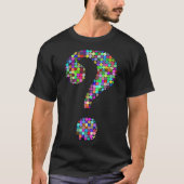 Colorful Vraag Mark T-Shirt (Voorkant)