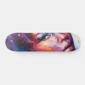 Colorful Vrouw Art Persoonlijk Skateboard (Horizontaal)