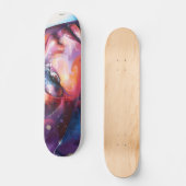 Colorful Vrouw Art Persoonlijk Skateboard (Voorkant)