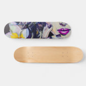 Colorful Vrouw Art Persoonlijk Skateboard (Horizontaal)