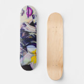 Colorful Vrouw Art Persoonlijk Skateboard (Voorkant)