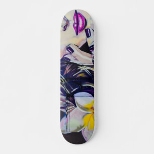 Colorful Vrouw Art Persoonlijk Skateboard