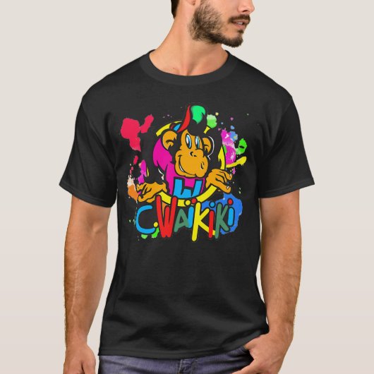 Colorful Waikiki T-shirt (Voorkant)