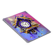 Colorful wall clock notitieboek (Rechterzijde)