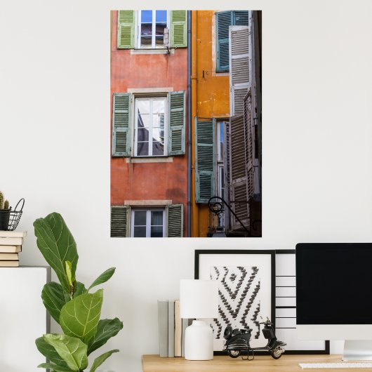 Colorful Wall Poster (Thuiskantoor)