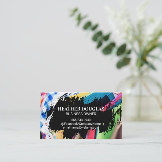 Colorful Wardrobes Visitekaartje (Staand voorkant)