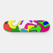 Colorful Warped Skateboard (Horizontaal)
