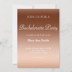Colorful Water Color Bachelorette Party Kaart